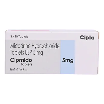 Cipmido 5mg Tablet - Midodrine Hydrochloride 5mg tablet Imported