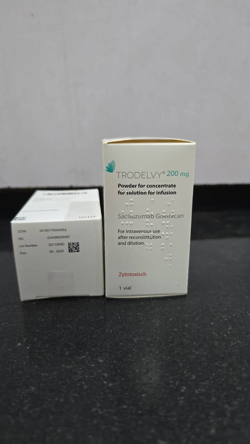 TroDelvy 200mg injection (Sacituzumab Govitecan) Trodelvy 200mg Injection (Sacituzumab Govitecan) – 1 Injection