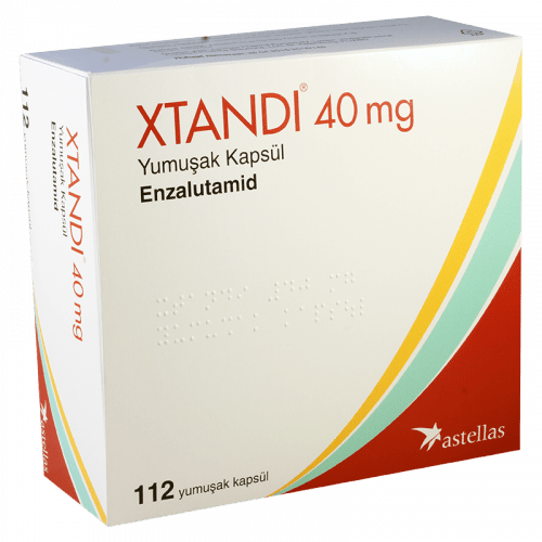 Xtandi 40mg Capsule (Enzalutamid) Xtandi 40mg Capsule (Enzalutamide) by Astellas – Pack of 112 Capsules