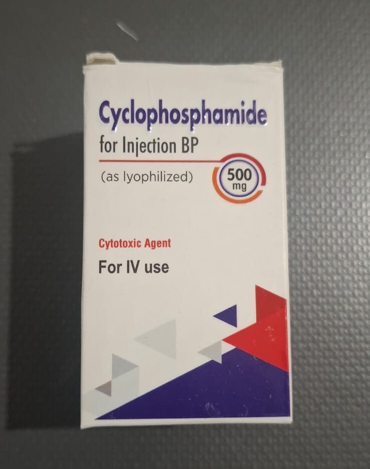Cyclophosphamide Injection 500mg imported chemotherapy medicine for cancer treatment in Pakistan