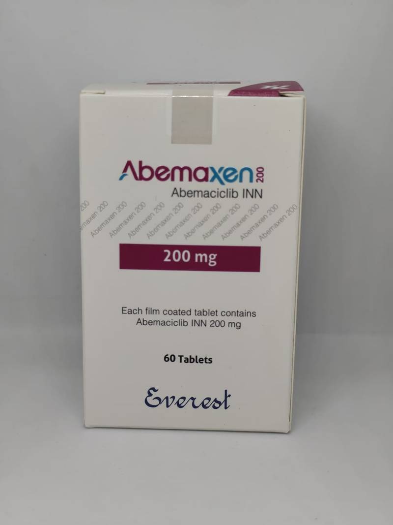 Abemaxen 200mg Tablet (Abemaciclib) Abemaxen 200mg Tablet (Abemaciclib) oral targeted therapy for advanced breast cancer