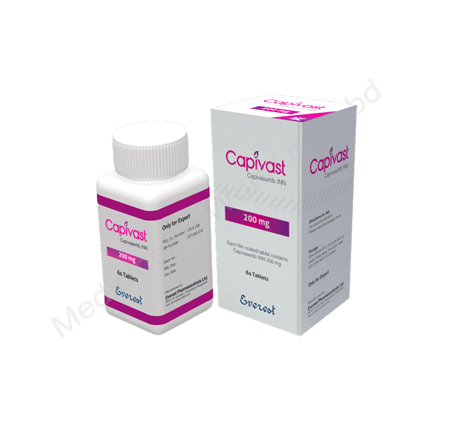 Capivast 200mg Tablet (Capivasertib) original imported anti-cancer medicine used for advanced breast cancer treatment in Pakistan Capivast 200mg Tablet (Capivasertib) original imported anti-cancer medicine used for advanced breast cancer treatment in Pakistan