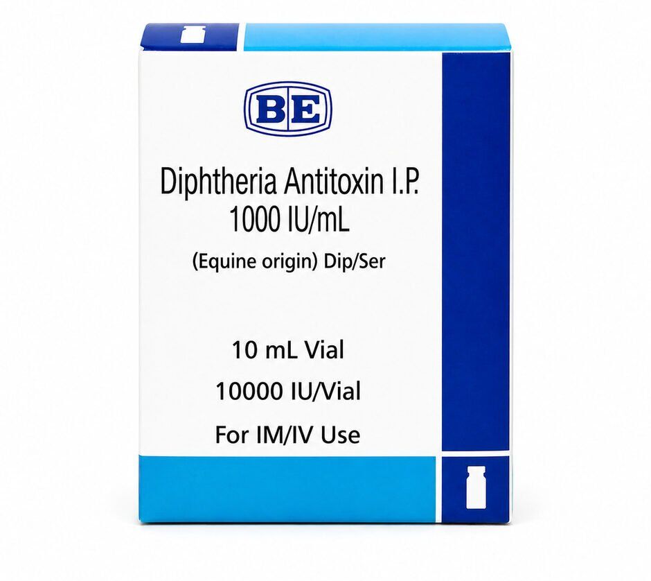 Diphtheria Antitoxin Injection 1000IU/ml by Biological E. Limited 10ml Vial | MedicineWalyDost
