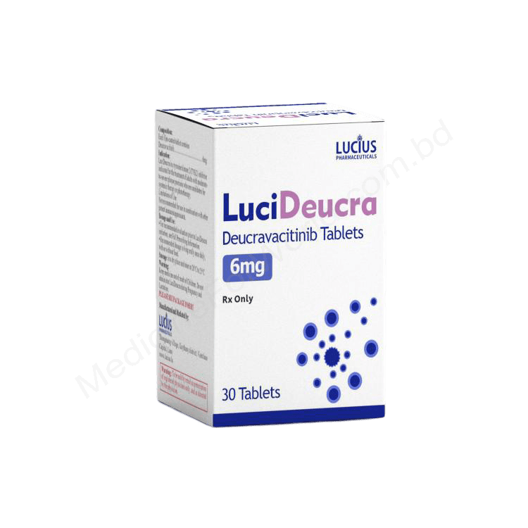 LuciDeucra 6mg tablet (Deucravacitinib) LuciDeucra 6mg Tablet (Deucravacitinib) 30 Tablets by Lucius Pharmaceuticals