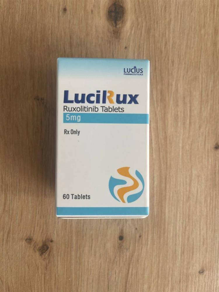 LuciRux 5mg tablet (Rxolitinib) LuciRux 5mg Tablet (Ruxolitinib) 60 Tablets by Lucius Pharmaceuticals