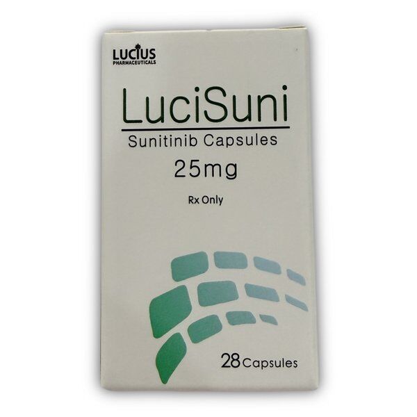 LusiSuni 25mg Capsule (Sunitinib) LuciSuni 25mg Capsule (Sunitinib) 28 Capsules by Lucius Pharmaceuticals