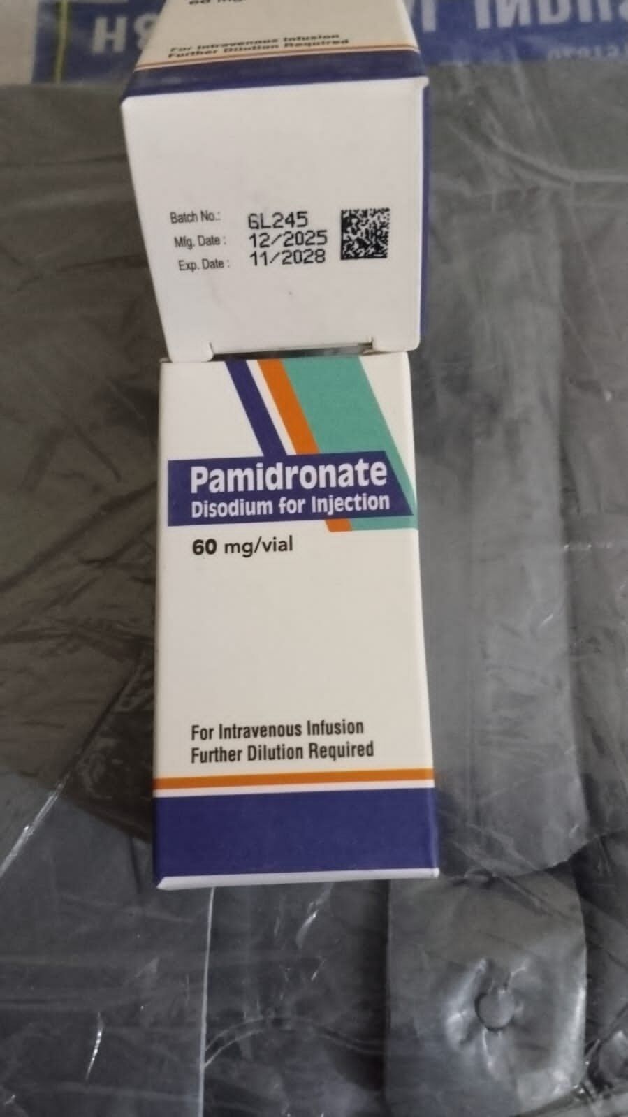 Pamidronate Disodium 60mg Injection Pamidronate Disodium 60mg Injection for the treatment of hypercalcemia of malignancy and cancer-related bone disease.