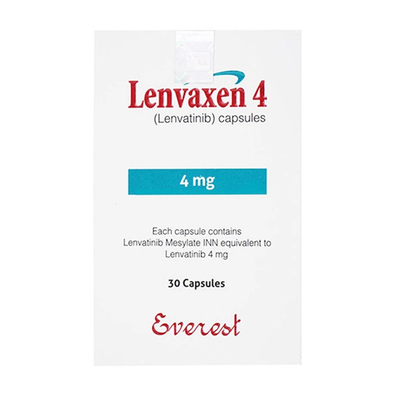 lenvaxen 4 everest 30 Capsule Lenvaxen 4mg and 10mg Capsules for cancer treatment – Everest Pharma