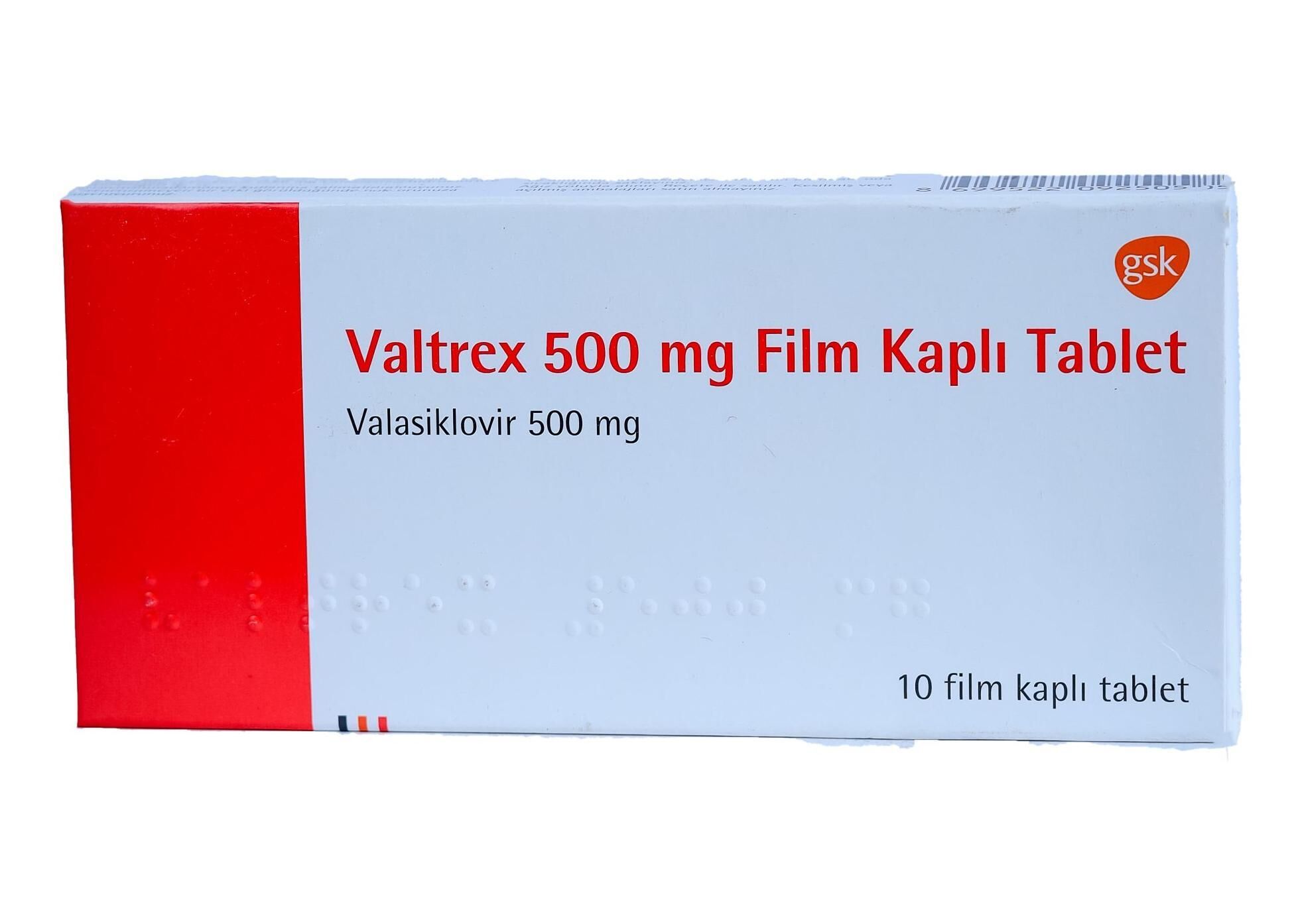 Valtrex 500mg Tablet (Valaciclovir) – Imported antiviral medicine for herpes, shingles, and cold sores in Pakistan.